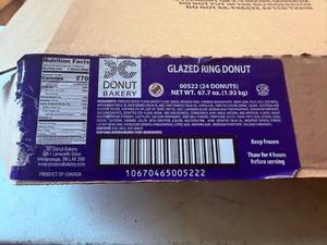 24 Frozen Glazed Donuts