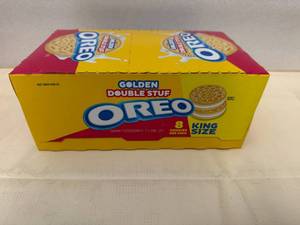 8x King Size Golden Double Stuffed Oreos