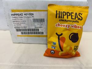 6x 1.5oz Hippeas-Chick Pea Puff-Cheezy Vibes