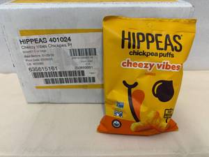 6x 1.5oz Hippeas-Chick Pea Puff-Cheezy Vibes