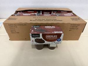 12-4pks Cups Chocolate Pudding Cups
