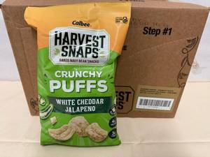 6x 4.2oz Crunch Puffs-White Cheddar Jalapeno