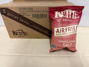 6x 1.7oz Kettle Chips Air Fried-Himalayan Salt