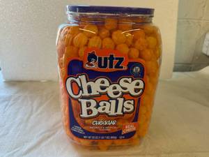 2x 23oz Utz Cheddar Cheese Balls