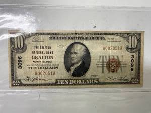 1929 $10 National Bank Note
