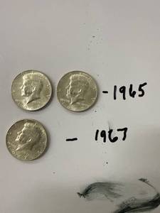 Kennedy Half Dollar Coins (3)