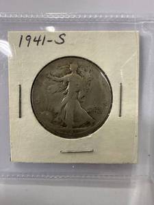 1941-S Walking Liberty Half Dollar