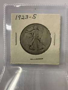 1923-S Walking Liberty Half Dollar
