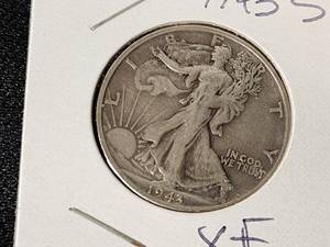 1943 S Walking Liberty Half Dollar Coin