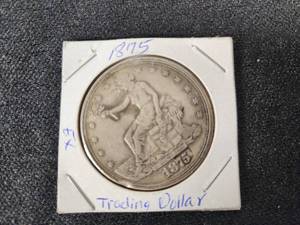 1875 Trade Dollar Coin
