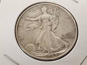 1943 Walking Liberty Half Dollar Coin
