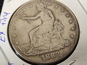 1882 United States Trade Dollar Coin