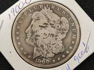 1900 Morgan Silver Dollar Coin