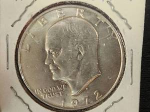 1972 Eisenhower Dollar Coin