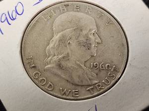 1960 D Franklin Half Dollar