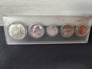 1964 U.S. Mint Proof Coin Set in Display Case