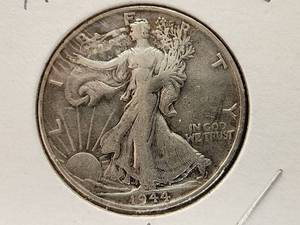 1944 Walking Liberty Half Dollar Coin