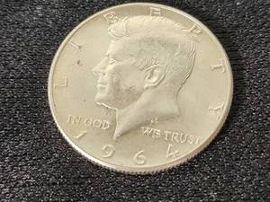 1964 Kennedy Half Dollar Coin