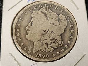 1890-O Morgan Silver Dollar Coin