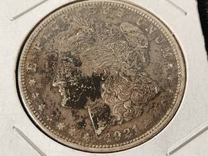 1921 Morgan Silver Dollar Coin