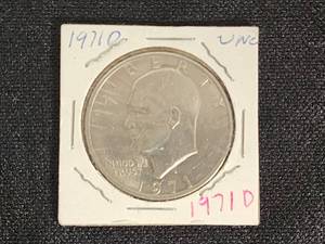 1971 United States Eisenhower Dollar Coin UNC()