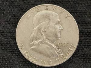 1963 Franklin Half Dollar Coin