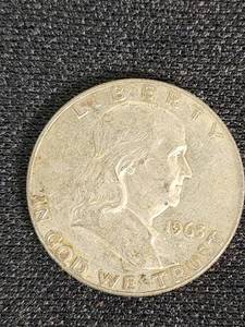 1963 Franklin Half Dollar Coin