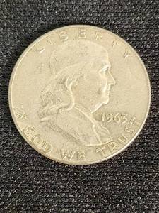 1963 Franklin Half Dollar Coin