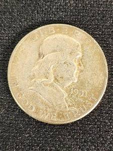1951 Franklin Half Dollar Coin