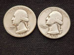 1950 Washington Quarters
