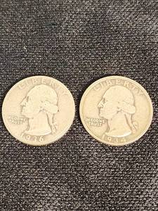1934 and 1936 Washington Quarter Coins