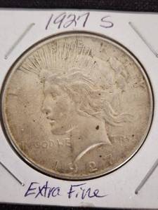 1927 S Peace Silver Dollar