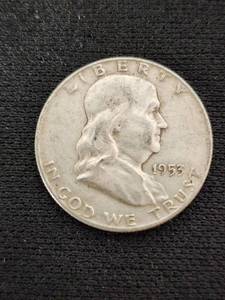 1953 Franklin Half Dollar Coin
