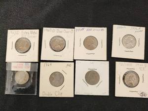 Set of Jefferson Nickels with Various Errors and Features