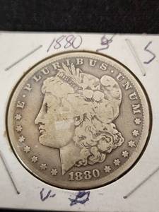 1880 Morgan Silver Dollar Coin