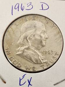 1963 D Franklin Half Dollar