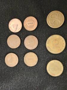 German and Austrian Coins including 1 Pfennig and 50 Groschen