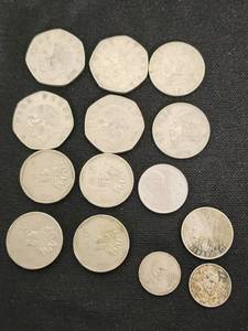 Lot of Mexican Coins and Currency