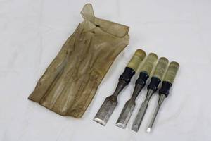 Penncraft 4-Pc Wood Carving Chisel Set - Made in USA (9178917791769179)