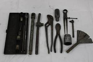 Craftsman Vintage Hand Tools with Case - Pliers, Wrenches, Sockets, Feeler Gauge