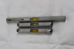 StevensStanley Pocket Spirit Levels (Lot of 3)