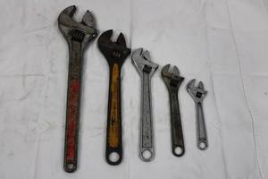 Crescent Adjustable Wrenches 6-15 in (Lot of 5)