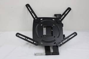 Universal Black Four-Arm Adjustable TV Wall Mount Bracket for Flat-Panel Displays