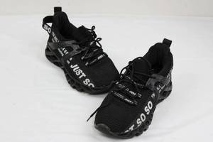 Just So Black Knit Sneakers - Sock-Style Runner with JUST SO Branding