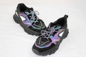 Engage 9 Multicolor Trail Sneakers - Black Mesh, Rugged Lug Sole (photochromic)