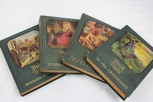 Book Trails Winding Westward, To Enchanted Lands, High Road to Adventure, At the Crossroads