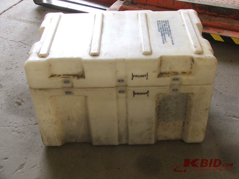 lot 57 image: large plastic crate