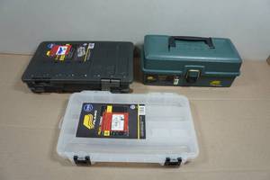 3 Tackle Boxes