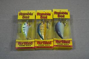 3 Northland Rumble Bug Fishing Lures