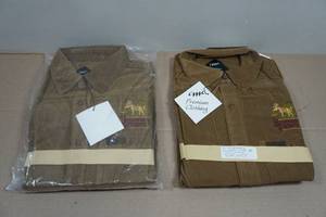 2 Boundary Waters Long Sleeve Button Up Shirts - Medium